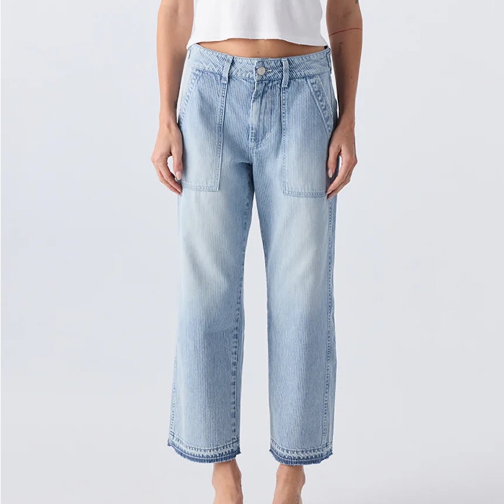 AMO Denim EASY ARMY SLOUCH CROP - ENJOY size 25 GUC